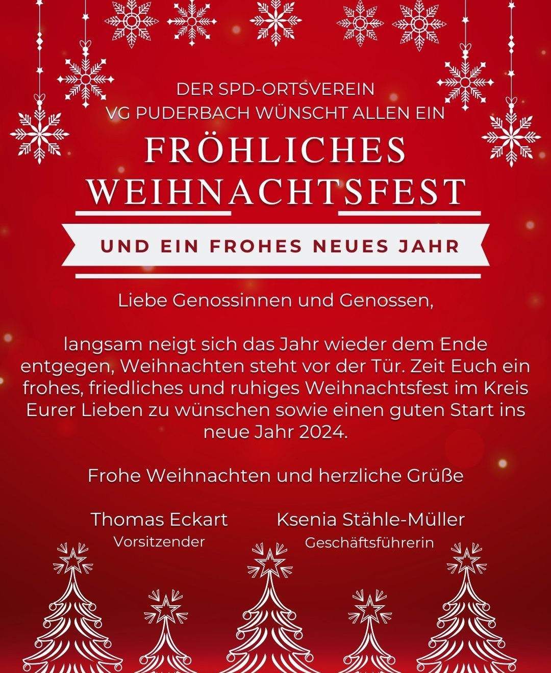 Weihnachtsgrüße › SPDOV VG Puderbach